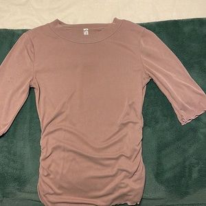 Free People Ribbed Fitted Tee